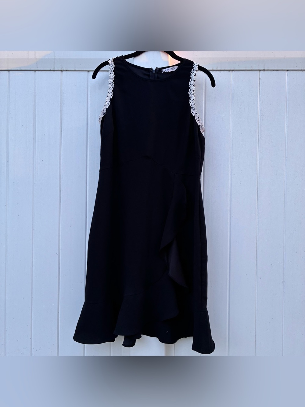 Nanette Lepore Women's Black Sleeveless Dress Party Cocktail Retro NWOT Sz 8